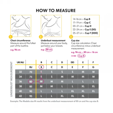 Medela Soutien Maternity Nursing Preto XL