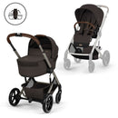 Cybex Balios S Lux TPE + Alcofa Dobrável Chocolate Brown