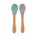 Minikoioi Colheres Verde/Cinza