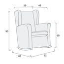 Alondra Poltrona Amamentação Sogno Polipel Cinza