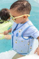 Saro Colete Flutuador Aprendizagem Azul Tam M