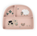 Done by Deer Dish with Divider Stick & Stay Tiny Farm Powder