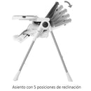 Bebedue Cadeira Papa Evolutiva Evolia Dark Grey