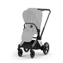 Cybex e-Priam Style Frame & Seat Chrome Brown