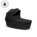 Cybex Balios S Lux 2 Moon Black + Alcofa Dobrável +Cloud G3 Moon Black + Base G3