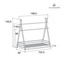 Alondra Pack Cama Montessori Homy K13 Alba Blue