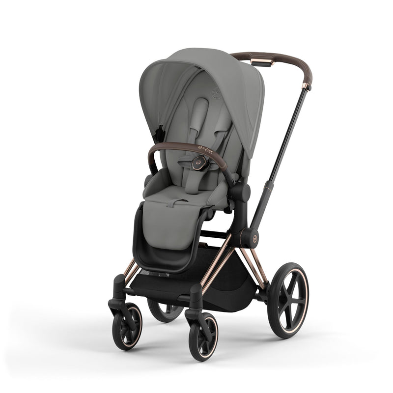 Cybex Priam Rose Gold Mirage Grey +Cloud T Plus Mirage Grey