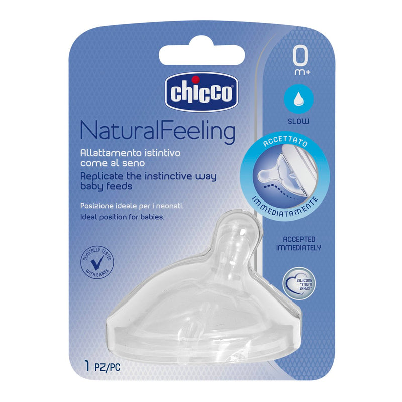 Chicco tetina natural feeling fluxo normal 0m+