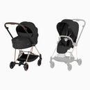 Cybex Mios Comfort Rosegold + Alcofa Dobrável Sepia Black + Cloud T Sepia Black + Base T