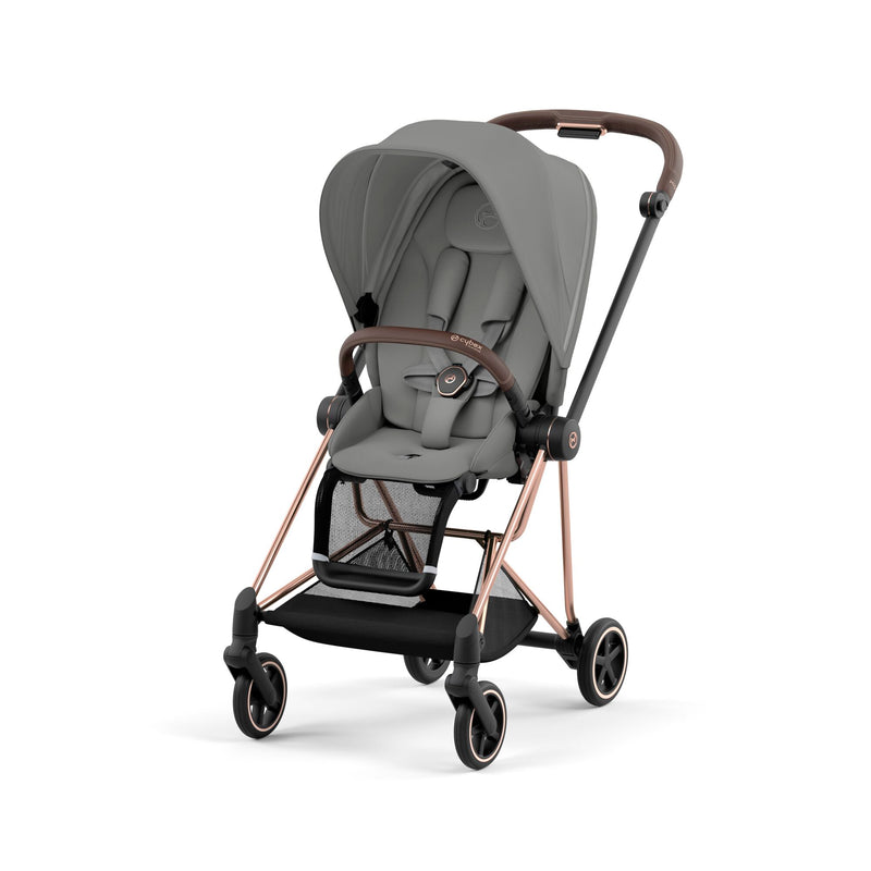 Cybex Mios Rose Gold Mirage Grey + Cloud T Plus Mirage Grey