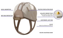 Dooky Capacete de Segurança para Criança