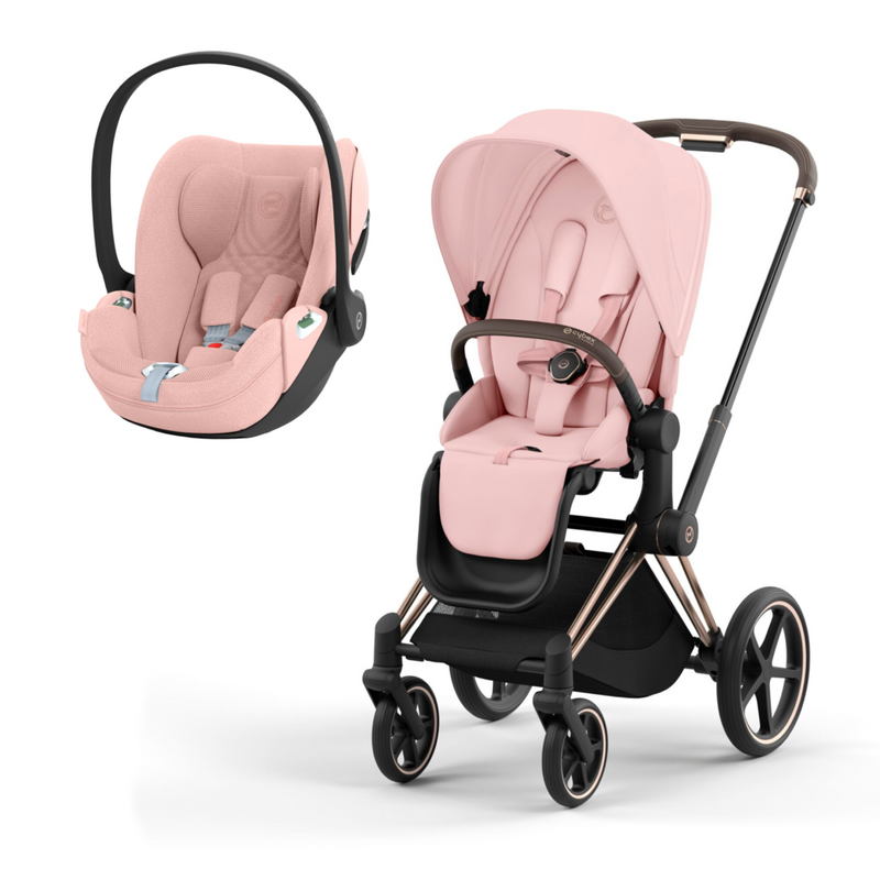 Cybex Priam Rose Gold Peach Pink+Cloud T Plus Peach Pink