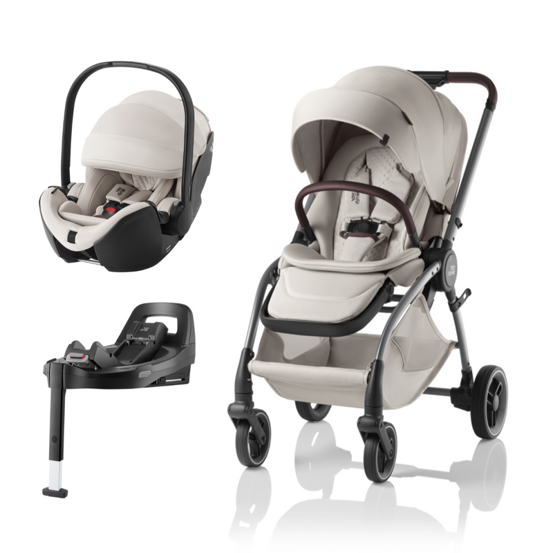 britax trio Britax Romer Trio Rio + Baby-Safe Pro Lux Soft Taupe + Base