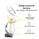 Medela colector silicone para leite materno