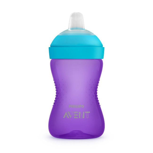 Philips avent copo de aprendizagem bico macio lilás