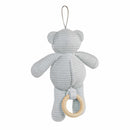 Walking Mum Urso Musical de Tricot Cinza