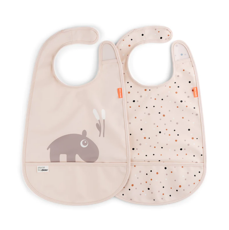 Done By Deer 2 Bib Velcro Ozzo Powder