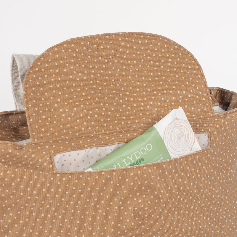 Walking Mum Organizador Poppy Dots Canela