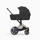 Cybex e-Priam Comfort Rosegold + Alcofa Fold Lux Sepia Black