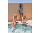 Monneka Colete Futuador Stripes Bloom & Blush 1-2 Anos