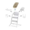 Cybex Lemo 4 em 1 All White com Learning Tower