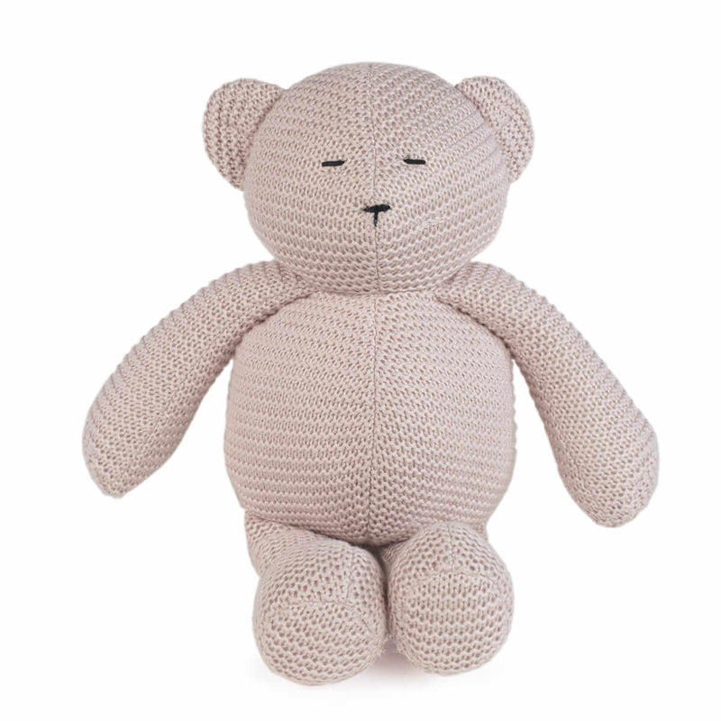 Walking Mum Urso de Tricot Rosa