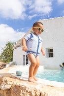 Saro Colete Flutuador Aprendizagem Azul Tam M