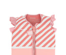 Monneka Colete Futuador Stripes Bloom & Blush 3-6 Anos