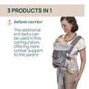 Chicco Marsúpio Airy Hip Fit Pebble