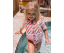 Monneka Colete Futuador Stripes Bloom & Blush 3-6 Anos