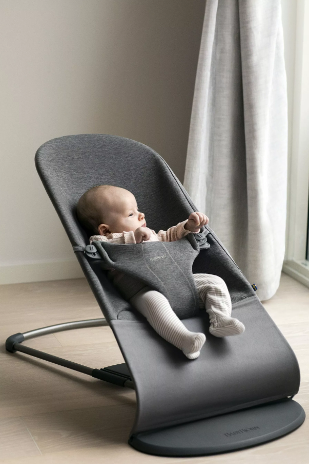 Babybjorn Espreguiçadeira Bliss 3D Jersey Gris Carbon