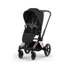 Cybex Priam Comfort Rosegold + Alcofa Dobrável Sepia Black + Cloud T Sepia Black + Base T