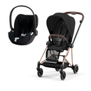 Cybex Mios Rosegold Sepia Black + Cloud T Plus Sepia Black