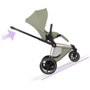 Cybex e-Priam Style Champagne Gold Sage Green