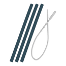 Minikoioi Palhas de Silicone Deep Blue