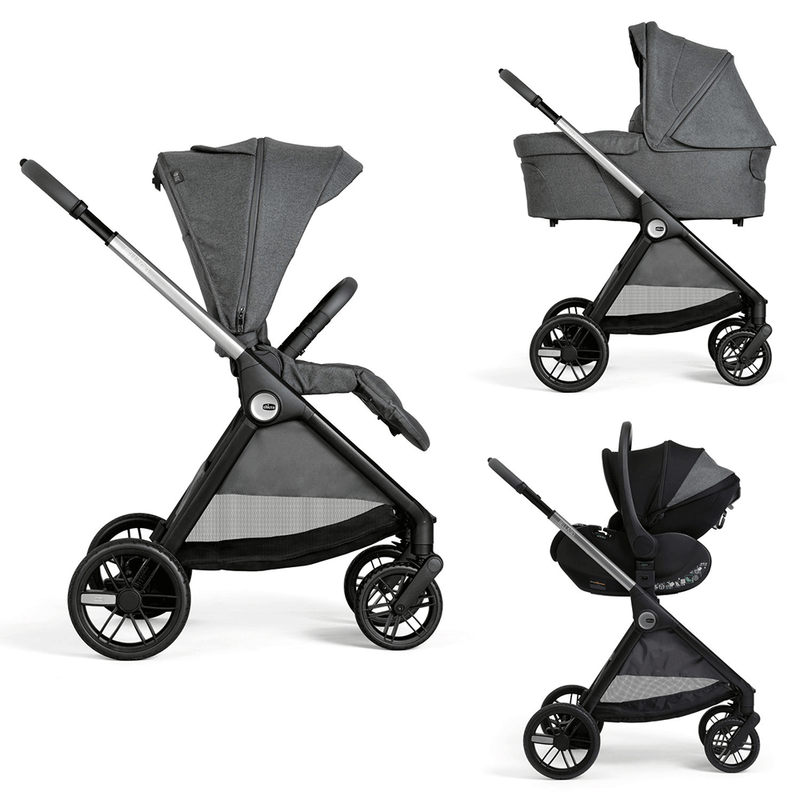 Chicco Trio Belleagio Flexi com First Recline Black Satin