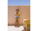 Monneka Colete Futuador Stripes Blues & Beyound 3-6 Anos