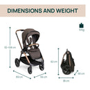 Chicco Trio Mysa Bronze Lizard +Base Full 360 i-Size