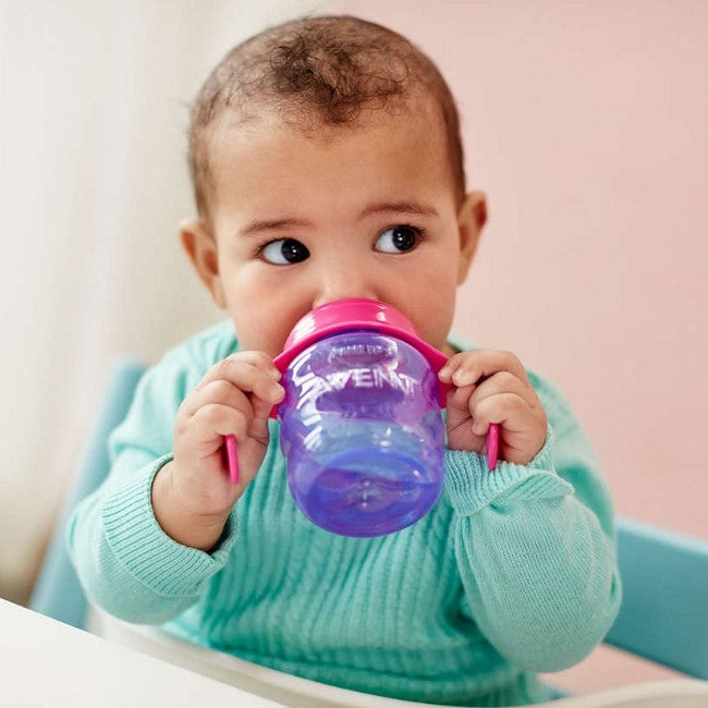 Philips avent copo de aprendizagem bico macio menina