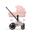 Cybex e-Priam Style Champagne Gold Peach Pink