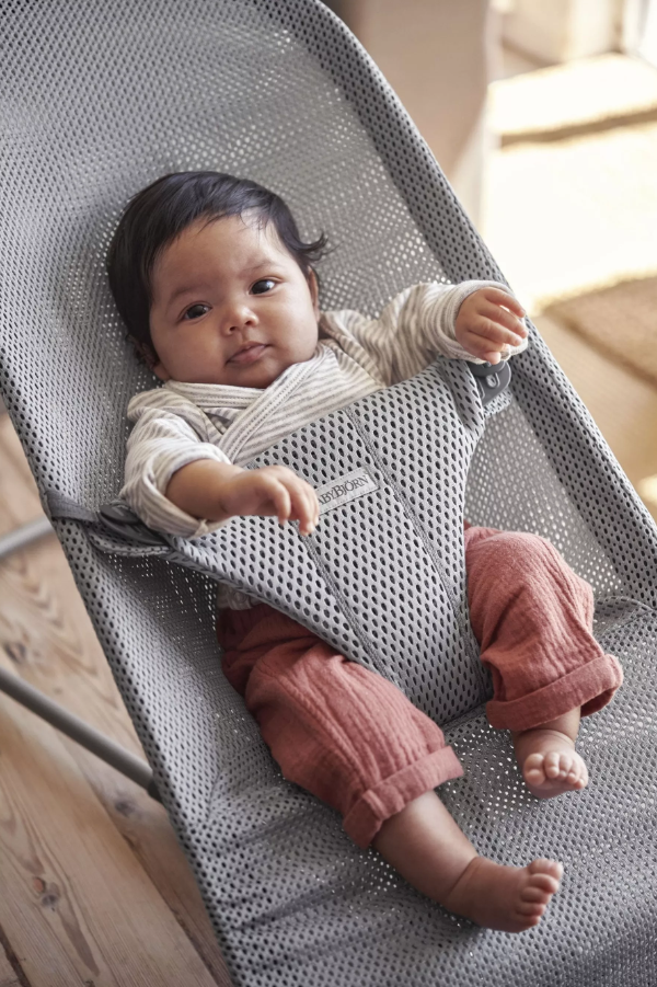 Babybjorn Espreguiçadeira Bliss Mesh Gris