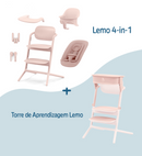 Cybex Lemo 4 em 1 Pearl Pink com Learning Tower