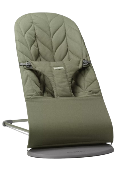 Babybjorn Espreguiçadeira Bliss Algodão Petalas Verde Escuro