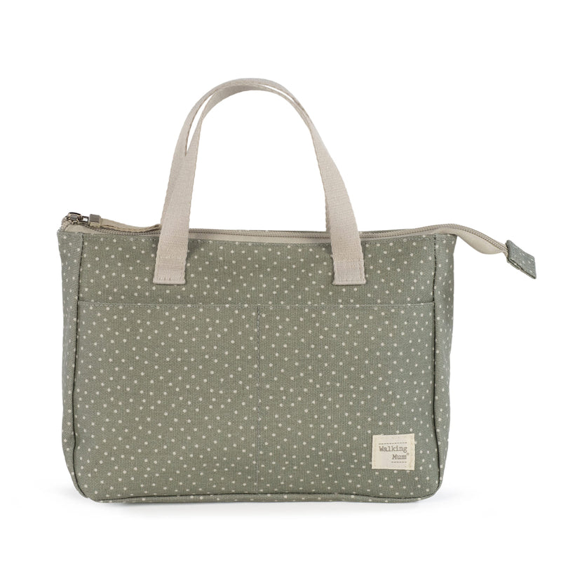 Walking Mum Necessaire Poppy Dots Musgo