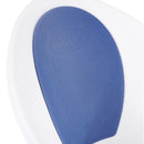 Shnuggle Banheira Branca Encosto Azul Marinho