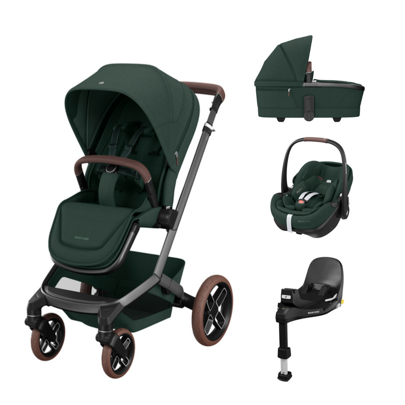 Maxi Cosi Pack Lançamento Fame Twillic Green