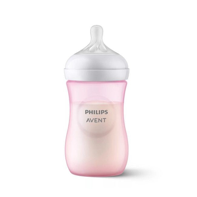 Philips avent biberão natural response rosa 260ml