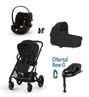 Cybex Balios S Lux + Alcofa + Cloud G Plus Moon Black + Base