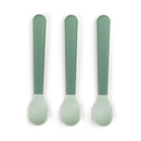 Done By Deer Conjunto de 3 Colheres Foodie Easy Grip Green