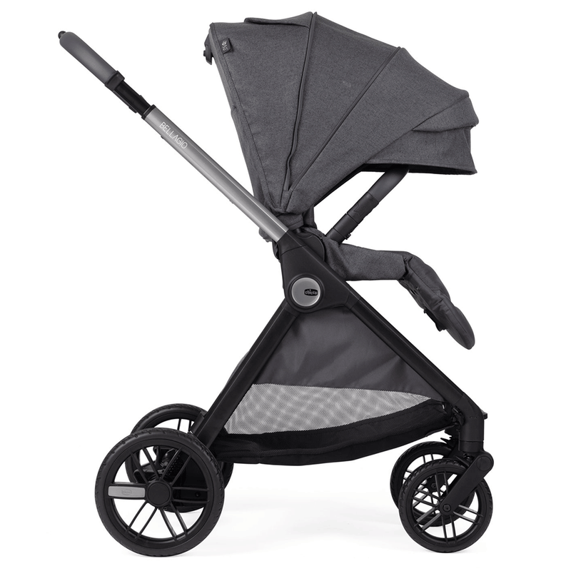 Chicco Trio Belleagio Flexi c/ First Recline Black Satin+ Base Full 360